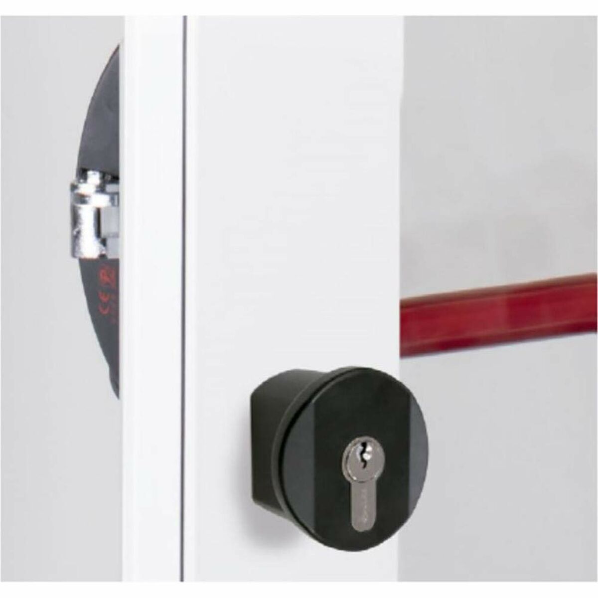 Lås med handtag Cisa 1.07078.35.0 Svart